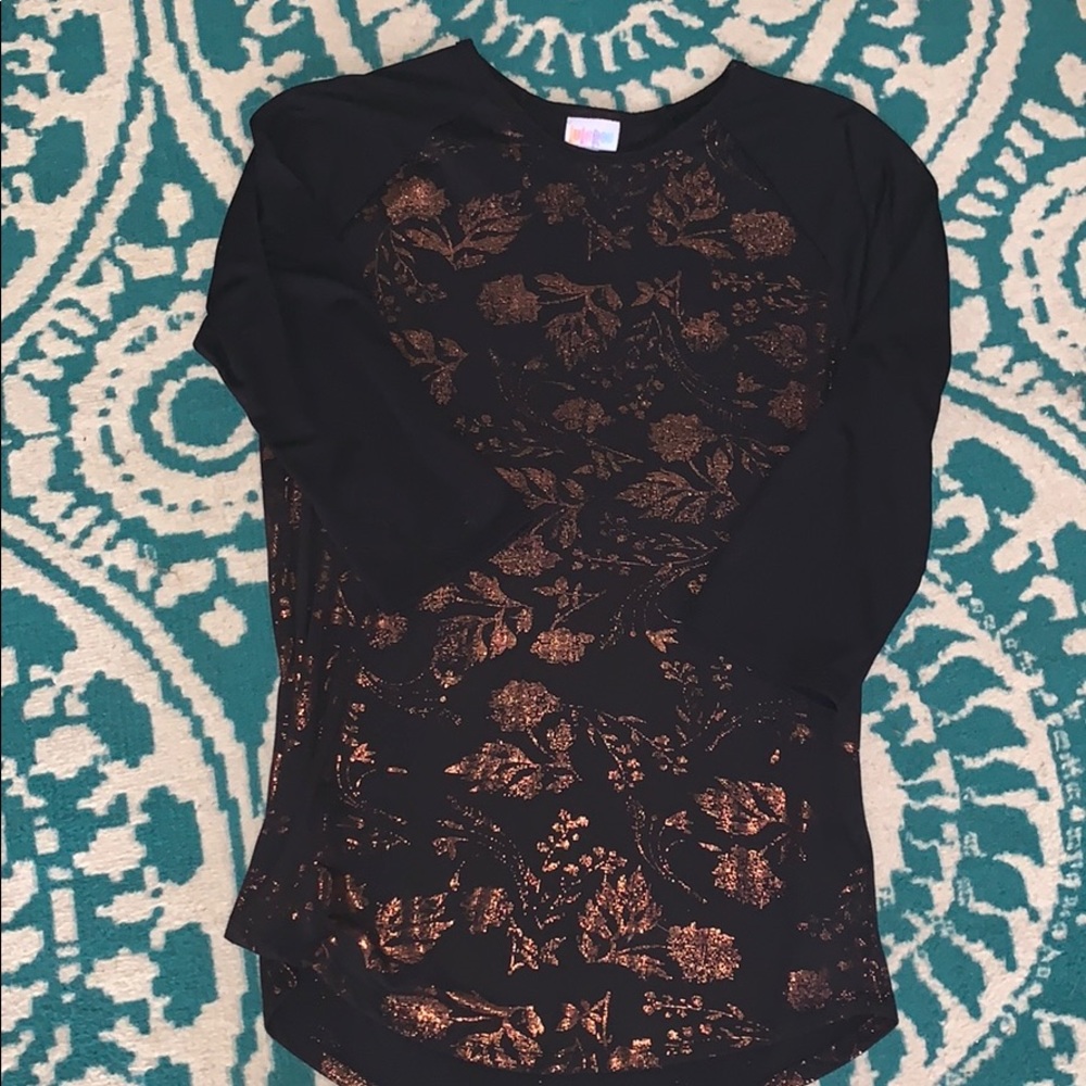 Black & Gold casual dress shirt